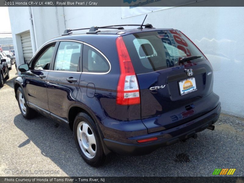 Royal Blue Pearl / Gray 2011 Honda CR-V LX 4WD