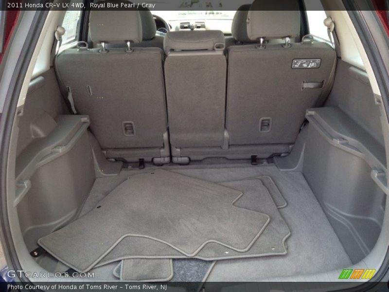 Royal Blue Pearl / Gray 2011 Honda CR-V LX 4WD