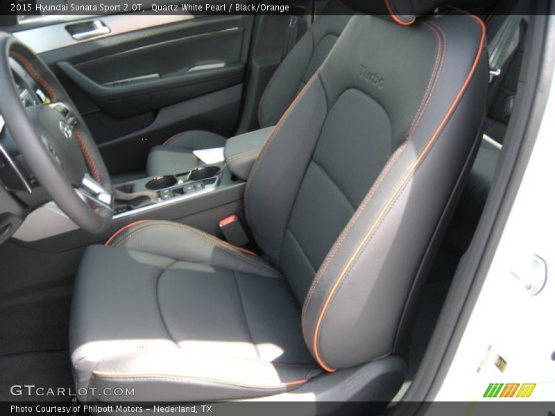 Front Seat of 2015 Sonata Sport 2.0T