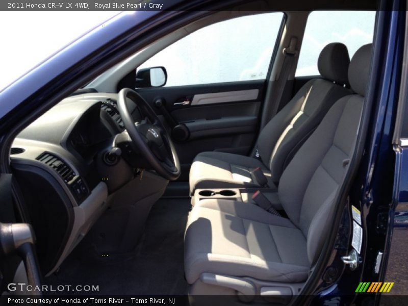 Royal Blue Pearl / Gray 2011 Honda CR-V LX 4WD