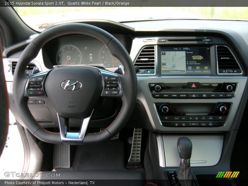 Dashboard of 2015 Sonata Sport 2.0T