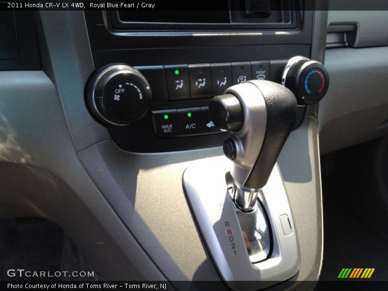 Royal Blue Pearl / Gray 2011 Honda CR-V LX 4WD