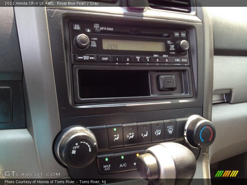 Royal Blue Pearl / Gray 2011 Honda CR-V LX 4WD