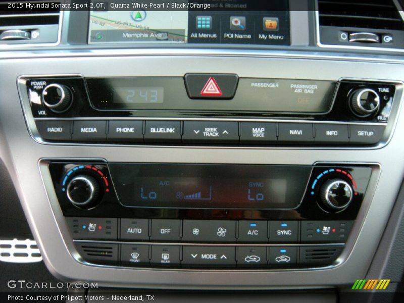 Controls of 2015 Sonata Sport 2.0T