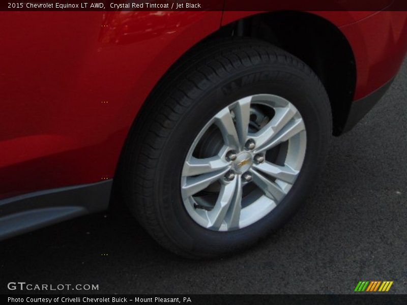 Crystal Red Tintcoat / Jet Black 2015 Chevrolet Equinox LT AWD