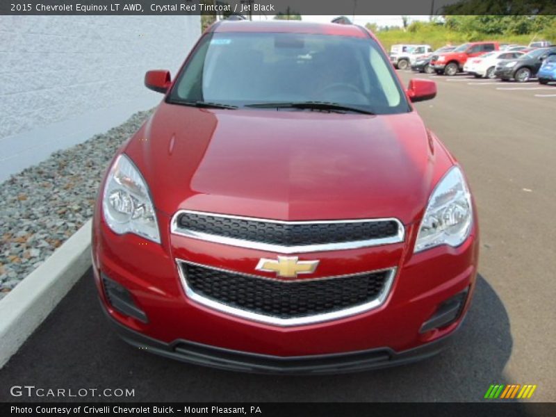 Crystal Red Tintcoat / Jet Black 2015 Chevrolet Equinox LT AWD