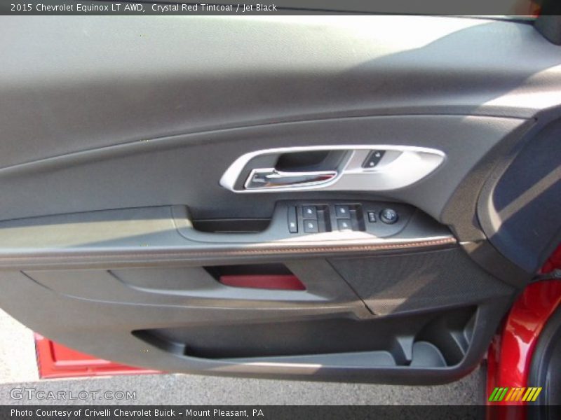 Crystal Red Tintcoat / Jet Black 2015 Chevrolet Equinox LT AWD