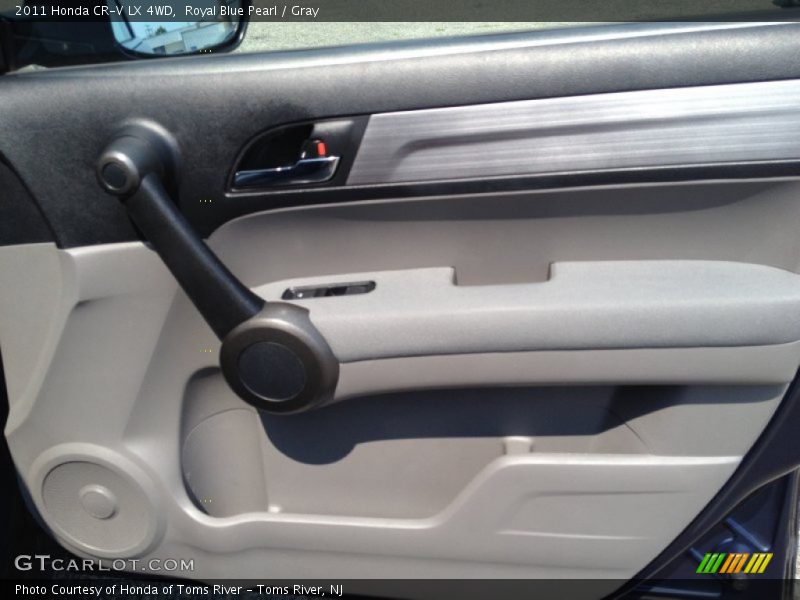 Royal Blue Pearl / Gray 2011 Honda CR-V LX 4WD