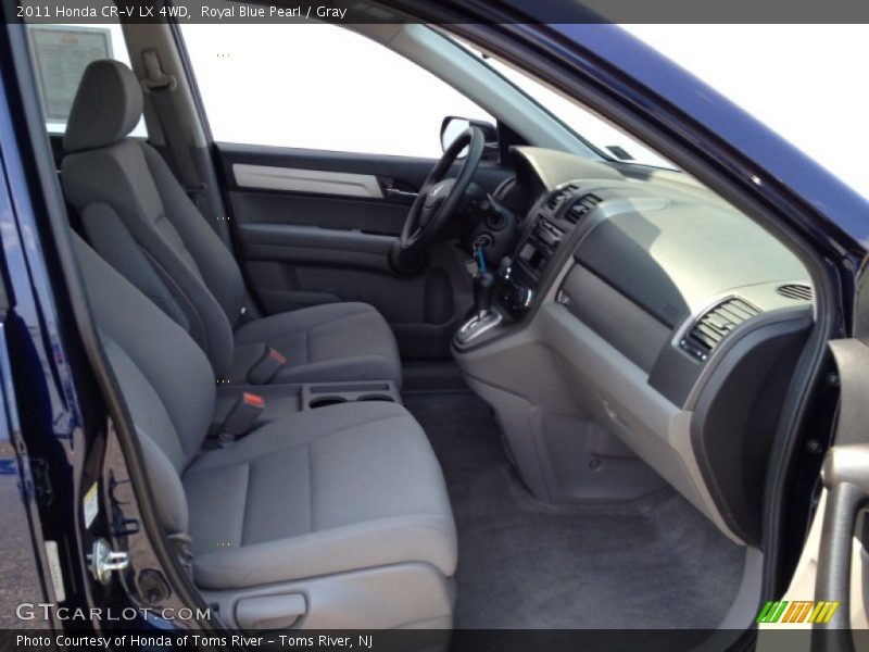 Royal Blue Pearl / Gray 2011 Honda CR-V LX 4WD