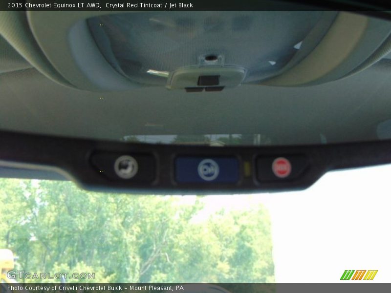 Crystal Red Tintcoat / Jet Black 2015 Chevrolet Equinox LT AWD