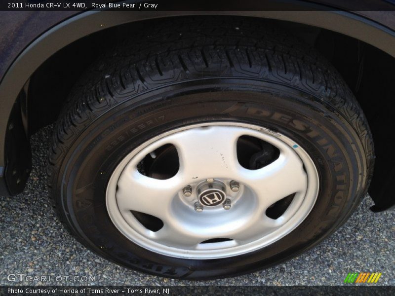 Royal Blue Pearl / Gray 2011 Honda CR-V LX 4WD