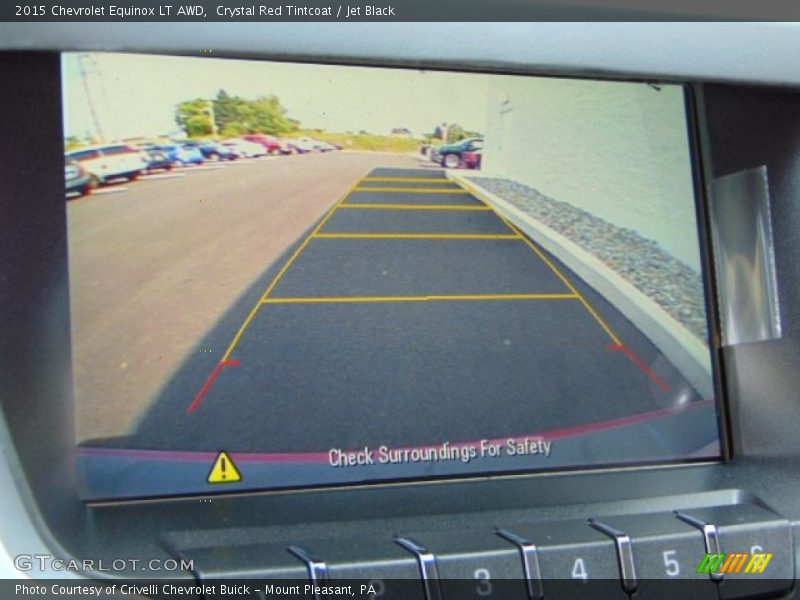 Crystal Red Tintcoat / Jet Black 2015 Chevrolet Equinox LT AWD