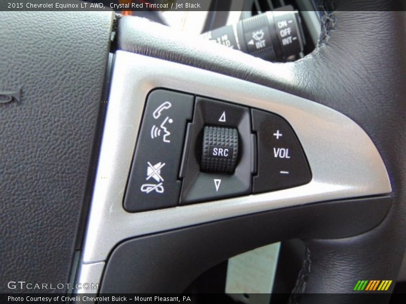 Crystal Red Tintcoat / Jet Black 2015 Chevrolet Equinox LT AWD