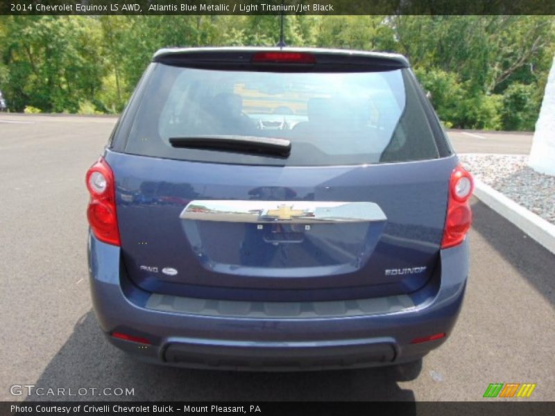 Atlantis Blue Metallic / Light Titanium/Jet Black 2014 Chevrolet Equinox LS AWD