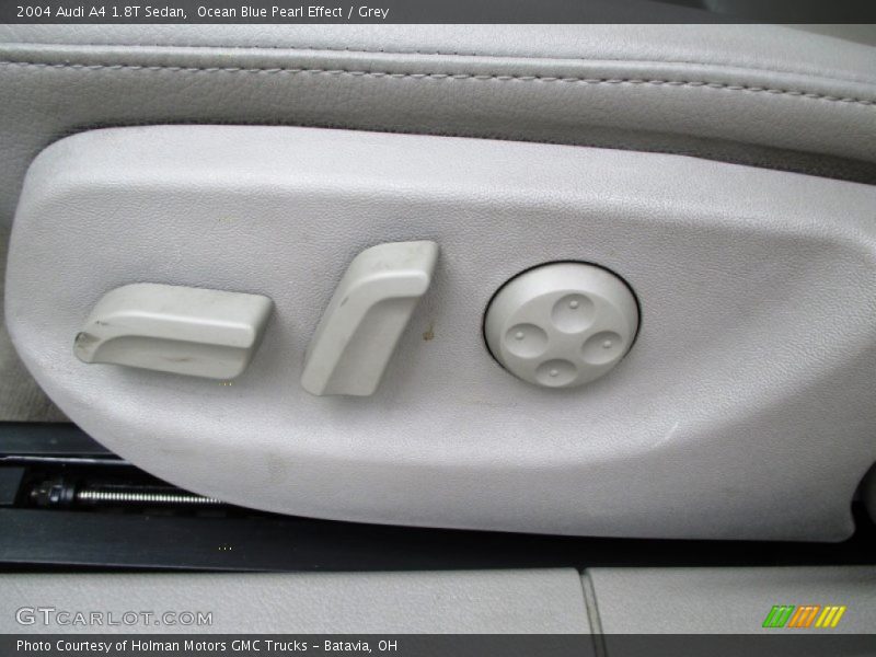 Ocean Blue Pearl Effect / Grey 2004 Audi A4 1.8T Sedan