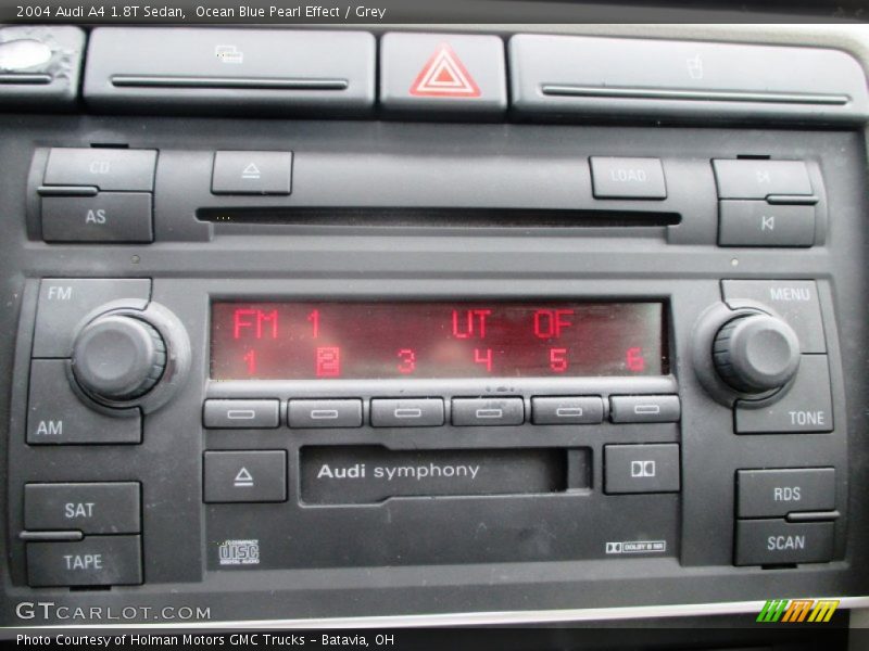 Ocean Blue Pearl Effect / Grey 2004 Audi A4 1.8T Sedan
