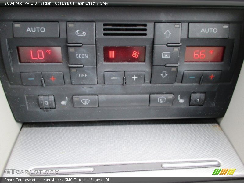 Ocean Blue Pearl Effect / Grey 2004 Audi A4 1.8T Sedan
