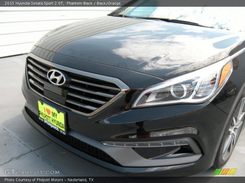 Phantom Black / Black/Orange 2015 Hyundai Sonata Sport 2.0T