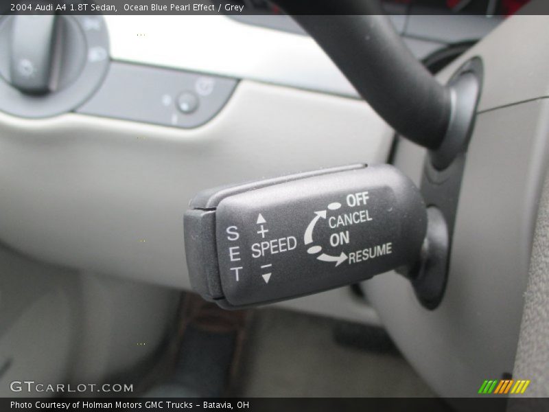 Ocean Blue Pearl Effect / Grey 2004 Audi A4 1.8T Sedan