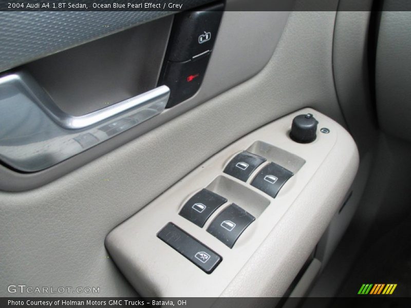 Ocean Blue Pearl Effect / Grey 2004 Audi A4 1.8T Sedan