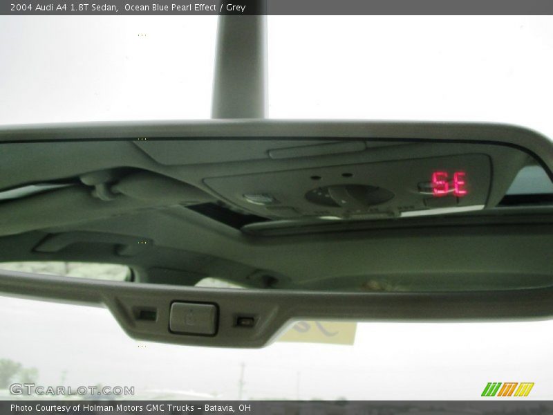 Ocean Blue Pearl Effect / Grey 2004 Audi A4 1.8T Sedan