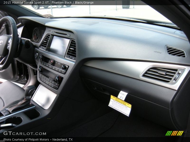 Phantom Black / Black/Orange 2015 Hyundai Sonata Sport 2.0T