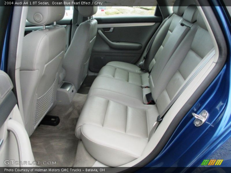 Ocean Blue Pearl Effect / Grey 2004 Audi A4 1.8T Sedan