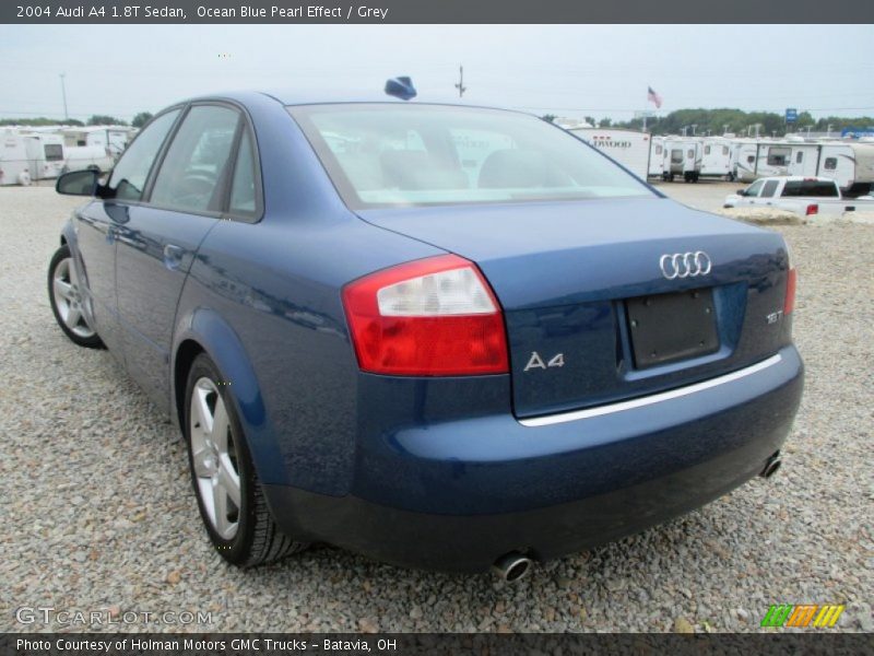 Ocean Blue Pearl Effect / Grey 2004 Audi A4 1.8T Sedan
