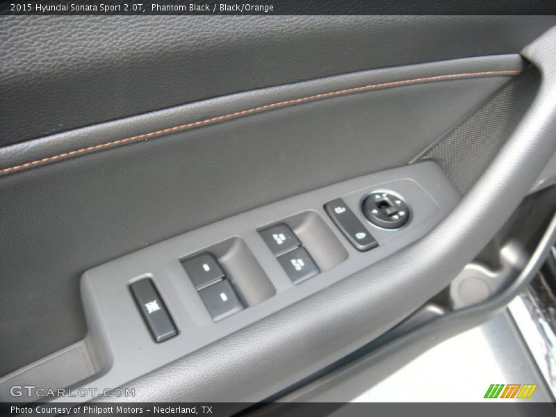 Phantom Black / Black/Orange 2015 Hyundai Sonata Sport 2.0T