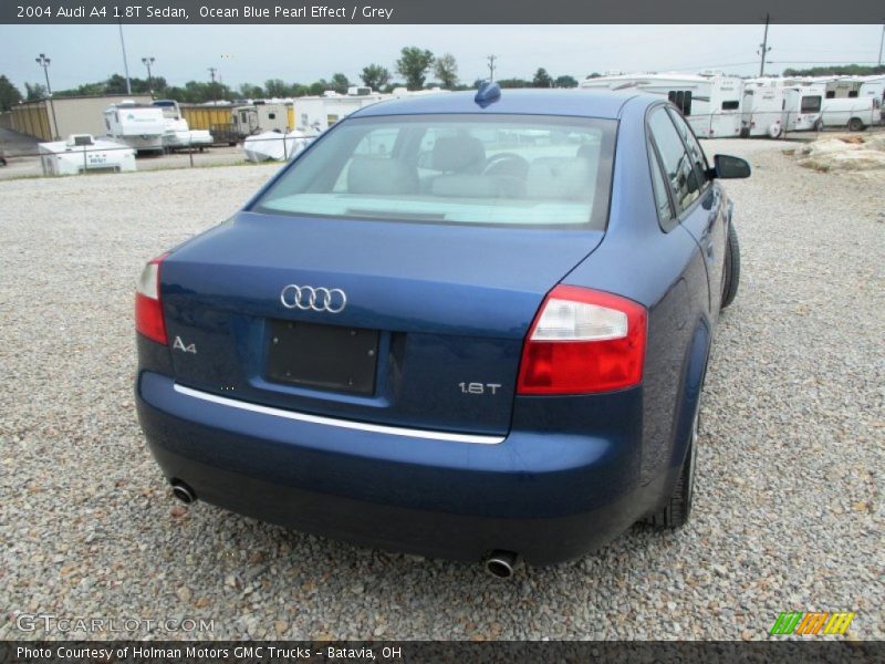 Ocean Blue Pearl Effect / Grey 2004 Audi A4 1.8T Sedan