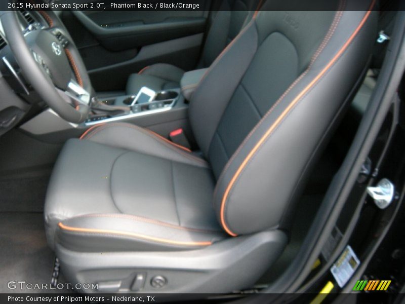 Front Seat of 2015 Sonata Sport 2.0T