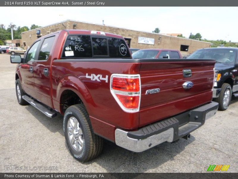 Sunset / Steel Grey 2014 Ford F150 XLT SuperCrew 4x4