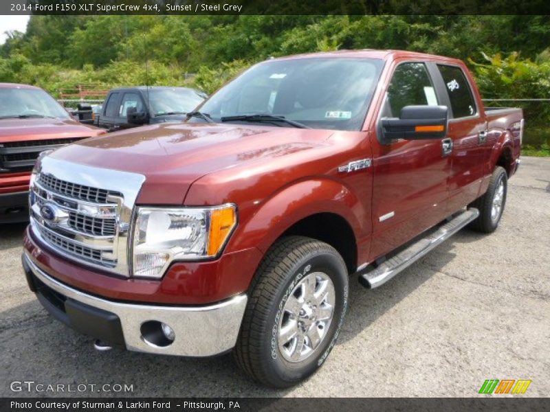 Sunset / Steel Grey 2014 Ford F150 XLT SuperCrew 4x4