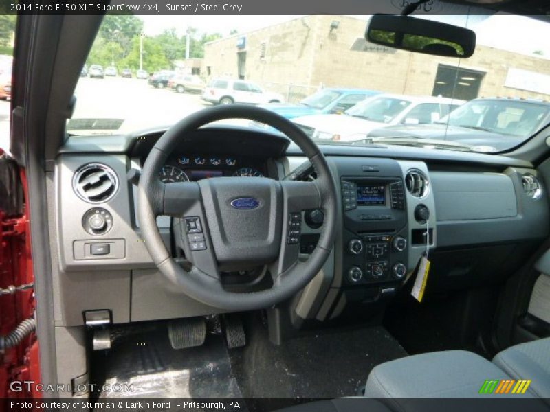 Sunset / Steel Grey 2014 Ford F150 XLT SuperCrew 4x4