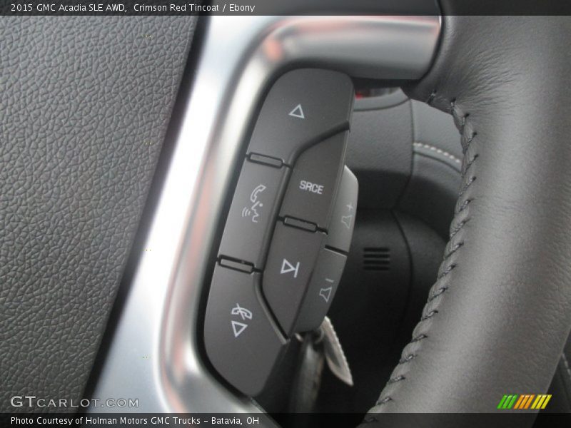 Crimson Red Tincoat / Ebony 2015 GMC Acadia SLE AWD