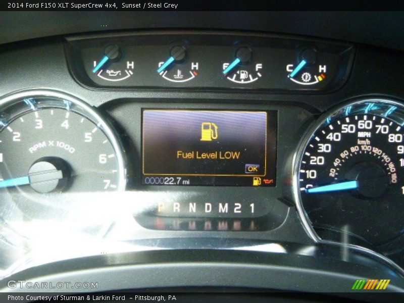 Sunset / Steel Grey 2014 Ford F150 XLT SuperCrew 4x4