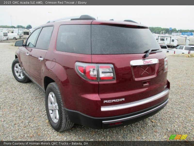 Crimson Red Tincoat / Ebony 2015 GMC Acadia SLE AWD