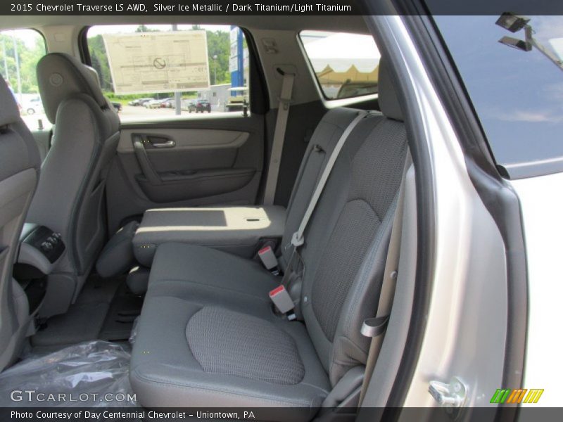 Silver Ice Metallic / Dark Titanium/Light Titanium 2015 Chevrolet Traverse LS AWD