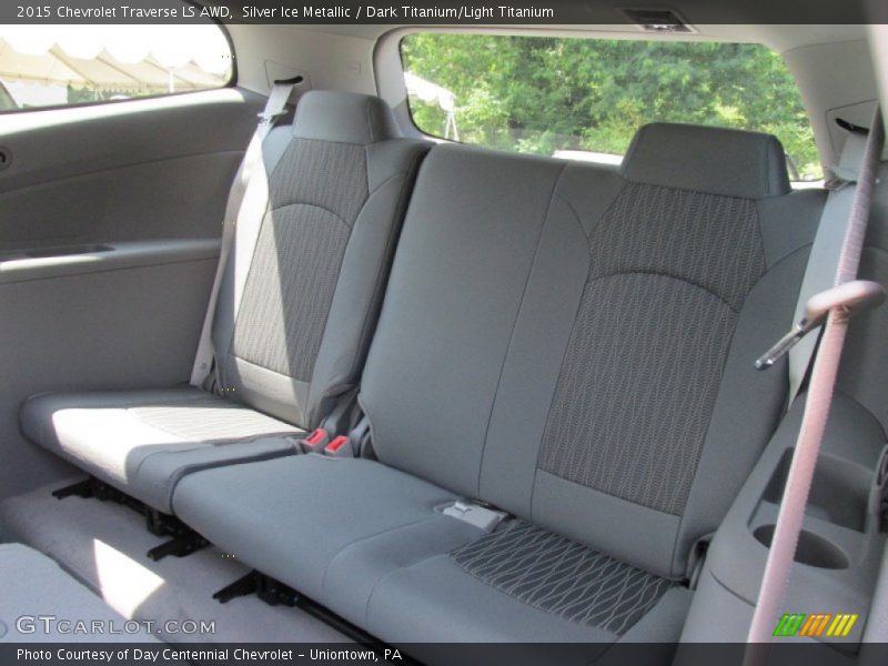 Silver Ice Metallic / Dark Titanium/Light Titanium 2015 Chevrolet Traverse LS AWD