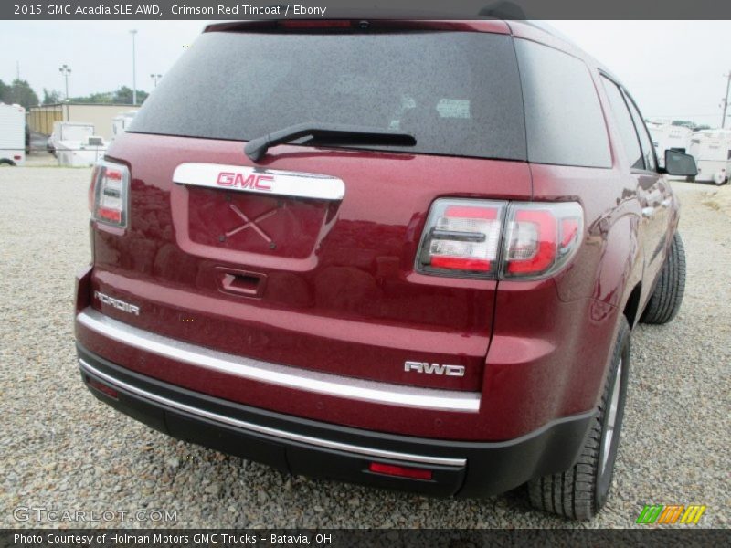 Crimson Red Tincoat / Ebony 2015 GMC Acadia SLE AWD