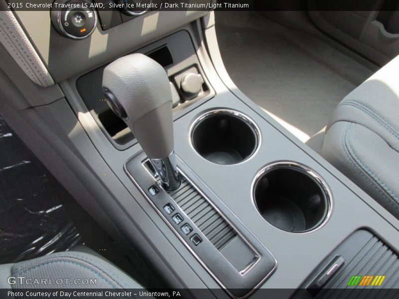 Silver Ice Metallic / Dark Titanium/Light Titanium 2015 Chevrolet Traverse LS AWD