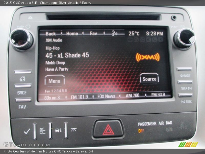 Champagne Silver Metallic / Ebony 2015 GMC Acadia SLE