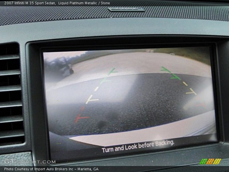Liquid Platinum Metallic / Stone 2007 Infiniti M 35 Sport Sedan