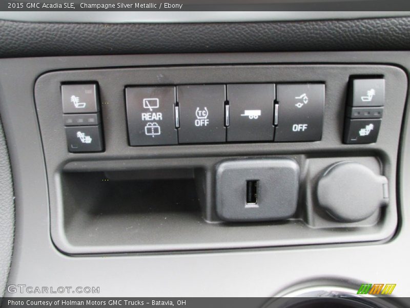 Champagne Silver Metallic / Ebony 2015 GMC Acadia SLE