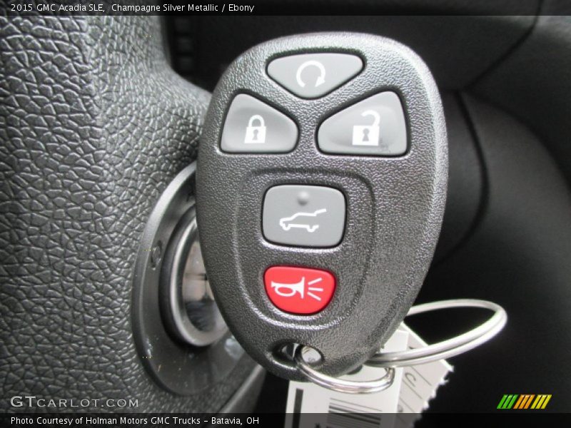 Champagne Silver Metallic / Ebony 2015 GMC Acadia SLE