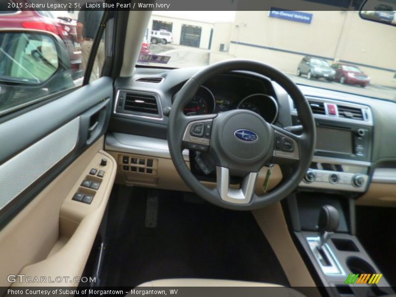 Lapis Blue Pearl / Warm Ivory 2015 Subaru Legacy 2.5i