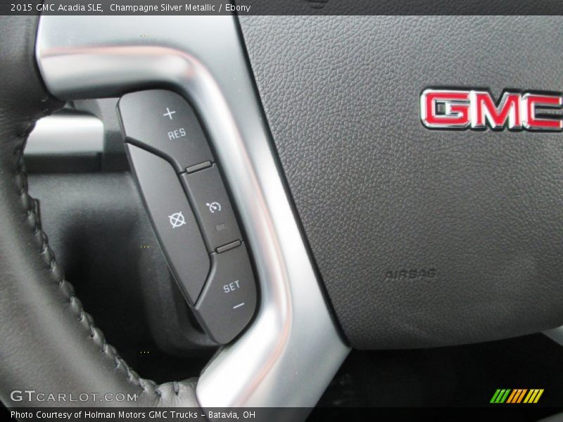 Champagne Silver Metallic / Ebony 2015 GMC Acadia SLE