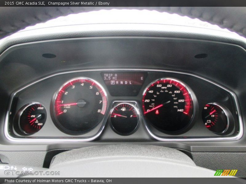 Champagne Silver Metallic / Ebony 2015 GMC Acadia SLE