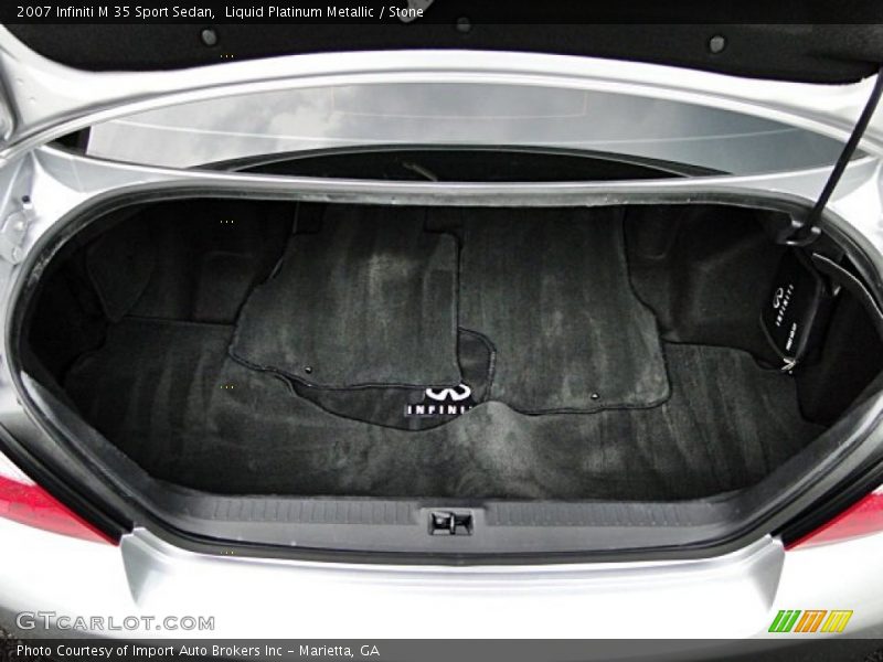 Liquid Platinum Metallic / Stone 2007 Infiniti M 35 Sport Sedan
