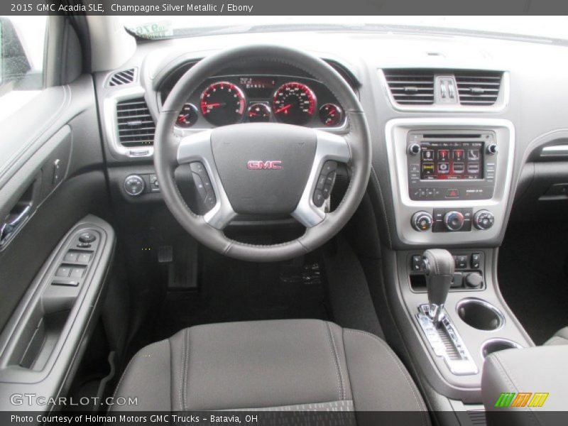 Champagne Silver Metallic / Ebony 2015 GMC Acadia SLE